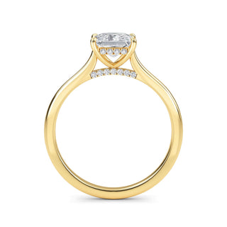 Princess Classic Solitaire Engagement Ring 1.0 ct