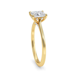 Princess Classic Solitaire Engagement Ring 1.0 ct