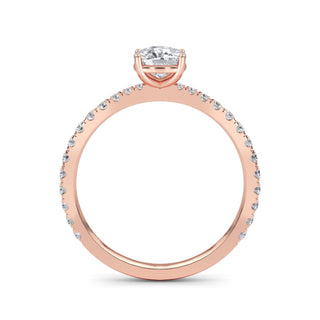 Cushion Refined Pavé Engagement Ring 1.0 ct