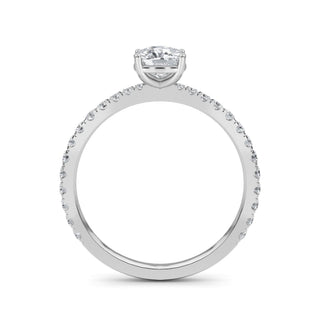 Cushion Refined Pavé Engagement Ring 1.0 ct
