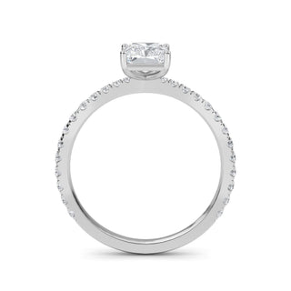 Emerald Cut Signature Pavé Engagement Ring 1.0 ct