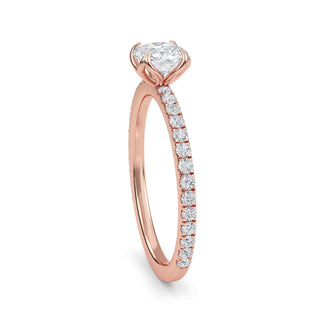 Cushion Signature Pavé Engagement Ring 1.0 ct