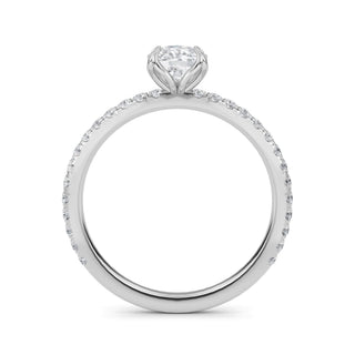 Cushion Signature Pavé Engagement Ring 1.0 ct