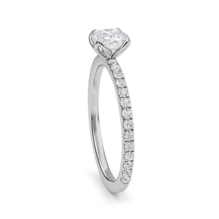 Cushion Signature Pavé Engagement Ring 1.0 ct