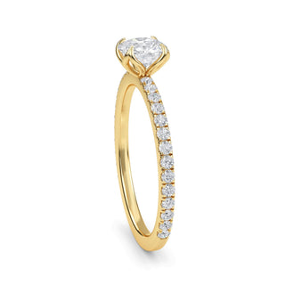 Cushion Signature Pavé Engagement Ring 1.0 ct