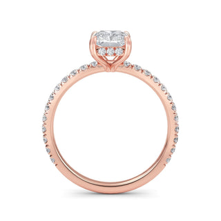 Radiant Cut Slim Pavé Engagement Ring 1.0 ct