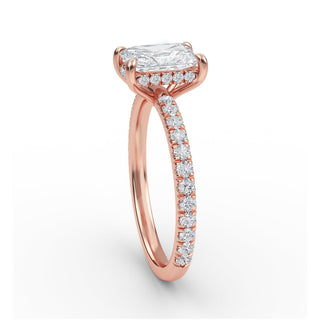 Radiant Cut Slim Pavé Engagement Ring 1.0 ct