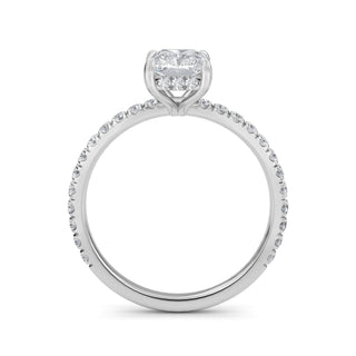 Radiant Cut Slim Pavé Engagement Ring 1.0 ct