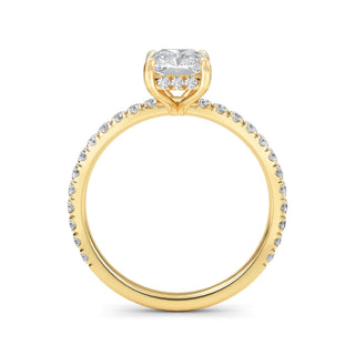 Radiant Cut Slim Pavé Engagement Ring 1.0 ct