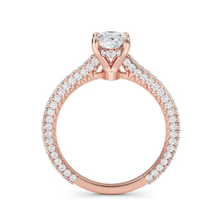 Marquise Cut Pavé Engagement Ring 1.0 ct