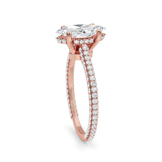 Marquise Cut Pavé Engagement Ring 1.0 ct