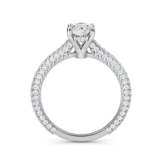 Marquise Cut Pavé Engagement Ring 1.0 ct
