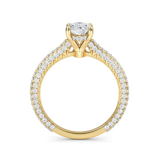 Marquise Cut Pavé Engagement Ring 1.0 ct