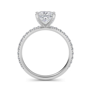 Princess Cut Signature Pavé Engagement Ring 1.0 ct
