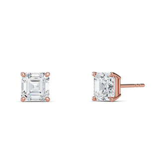 Asscher Cut Four-Prong Stud Earrings 2.0 ct. tw.