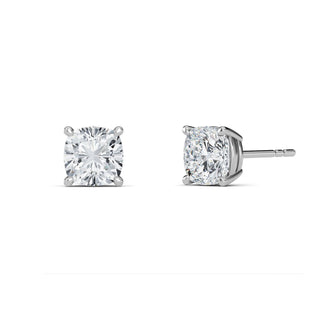Cushion Cut Three-Prong Stud Earrings 1.0 ct. tw.