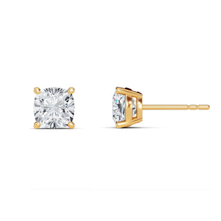 Cushion Cut Three-Prong Stud Earrings 1.0 ct. tw.