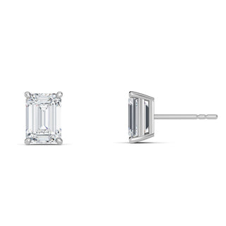 Emerald Cut Four-Prong Stud Earrings 1.0 ct. tw.