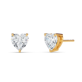 Heart Cut Four-Prong Stud Earrings 2.0 ct. tw.