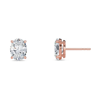 Oval Cut Petite Four-Prong Stud Earrings 1.0 ct. tw.