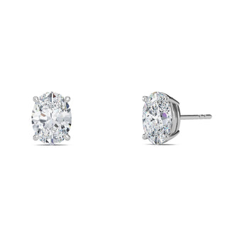 Oval Cut Petite Four-Prong Stud Earrings 1.0 ct. tw.
