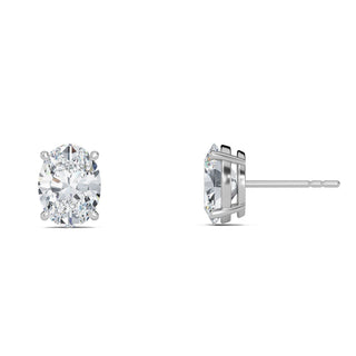 Oval Cut Petite Four-Prong Stud Earrings 1.0 ct. tw.