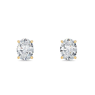 Oval Cut Petite Four-Prong Stud Earrings 1.0 ct. tw.