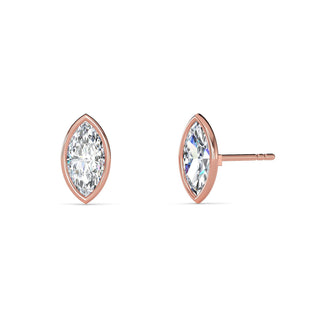 Marquise Cut Bezel Stud Earrings 1.5 ct. tw.