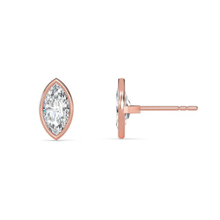 Marquise Cut Bezel Stud Earrings 1.5 ct. tw.