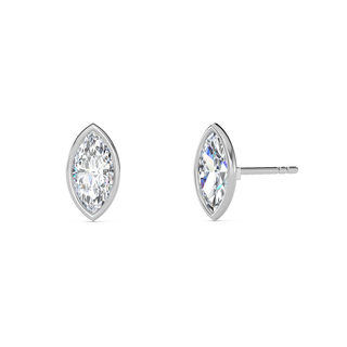 Marquise Cut Bezel Stud Earrings 1.5 ct. tw.