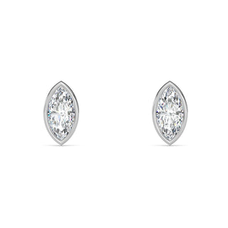 Marquise Cut Bezel Stud Earrings 1.5 ct. tw.