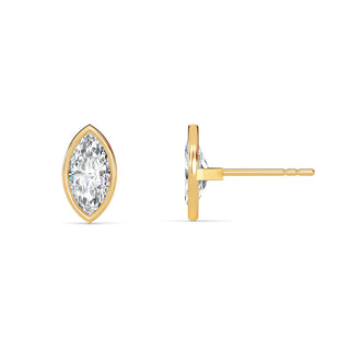 Marquise Cut Bezel Stud Earrings 1.5 ct. tw.