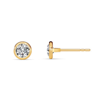 Round Cut Bezel Stud Earrings 1.0 ct. tw.