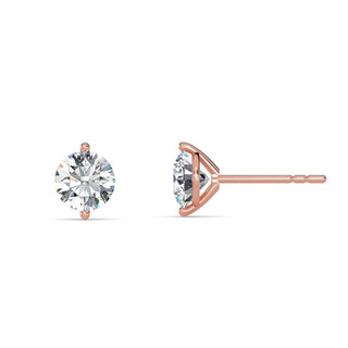 Round Cut Four-Prong Basket Stud Earrings 1.0 ct. tw.
