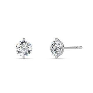 Round Cut Four-Prong Basket Stud Earrings 1.0 ct. tw.