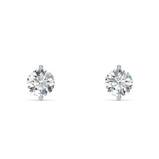 Round Cut Four-Prong Basket Stud Earrings 1.0 ct. tw.