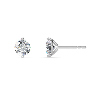 Round Cut Four-Prong Basket Stud Earrings 1.0 ct. tw.