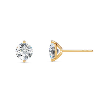 Round Cut Four-Prong Basket Stud Earrings 1.0 ct. tw.