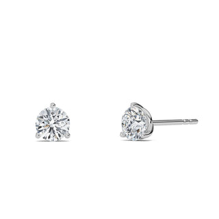 Round Cut Three-Prong Stud Earrings 0.6 ct. tw.