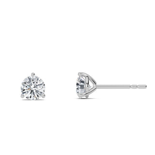 Round Cut Three-Prong Stud Earrings 0.6 ct. tw.