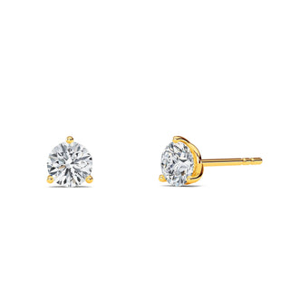 Round Cut Three-Prong Stud Earrings 0.6 ct. tw.