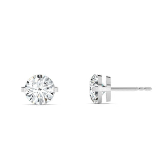 Round Cut Bar-Set Stud Earrings 2.0 ct. tw.