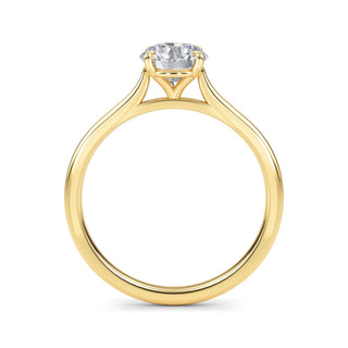 Round Cut Signature Solitaire Engagement Ring 1.0 ct