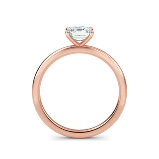 Asscher Cut Solitaire Engagement Ring 1.0 ct