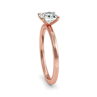 Asscher Cut Solitaire Engagement Ring 1.0 ct