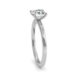 Asscher Cut Solitaire Engagement Ring 1.0 ct