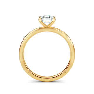 Asscher Cut Solitaire Engagement Ring 1.0 ct