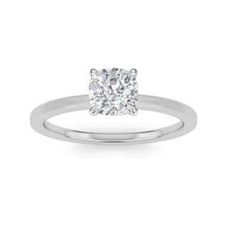 Cushion Cut Classic Solitaire Engagement Ring 1.0 ct