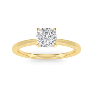 Cushion Cut Classic Solitaire Engagement Ring 1.0 ct