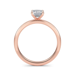Emerald Cut Solitaire Engagement Ring 1.0 ct